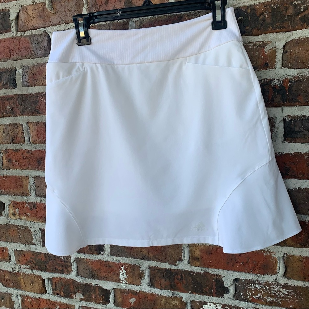 Adidas White Frill Skort Size SL